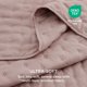 thumbnail image 3 of Juego de edredón Bedsure Queen Size Dusty Rose con 2 fundas, 3 of 9