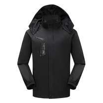 Admvng Rain Coats for Women Outdoor Raincoat Detachable Three In One Skiing Warm Mountaineering Jacket, Size M-4XL