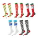 thumbnail image 5 of sweethay 1 par de calcetines de nailon con temática navideña para hombres y mujeres, calcetín cálido transpirable de tubo largo para banquetes, medias Medias Árbol de navidad blanco sweethay AP012906-02, 5 of 6