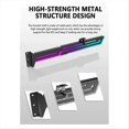 thumbnail image 5 of ARGB 5V 3PIN Graphics Card Bracket Adjustable Height Black, 5 of 5