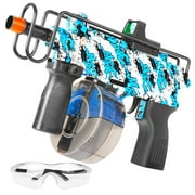 Splatter Ball Blaster Ferventoys Electric Gel Blasters Toy Automatic with 10000 Water Beads for 12 Years and up, Blue