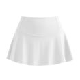 thumbnail image 4 of Hurxie Tennis Skirts for Women Pleated Athletic Skort Lightweight Golf Skirts with Shorts Pocket Workout Pickleball White,M, 4 of 6