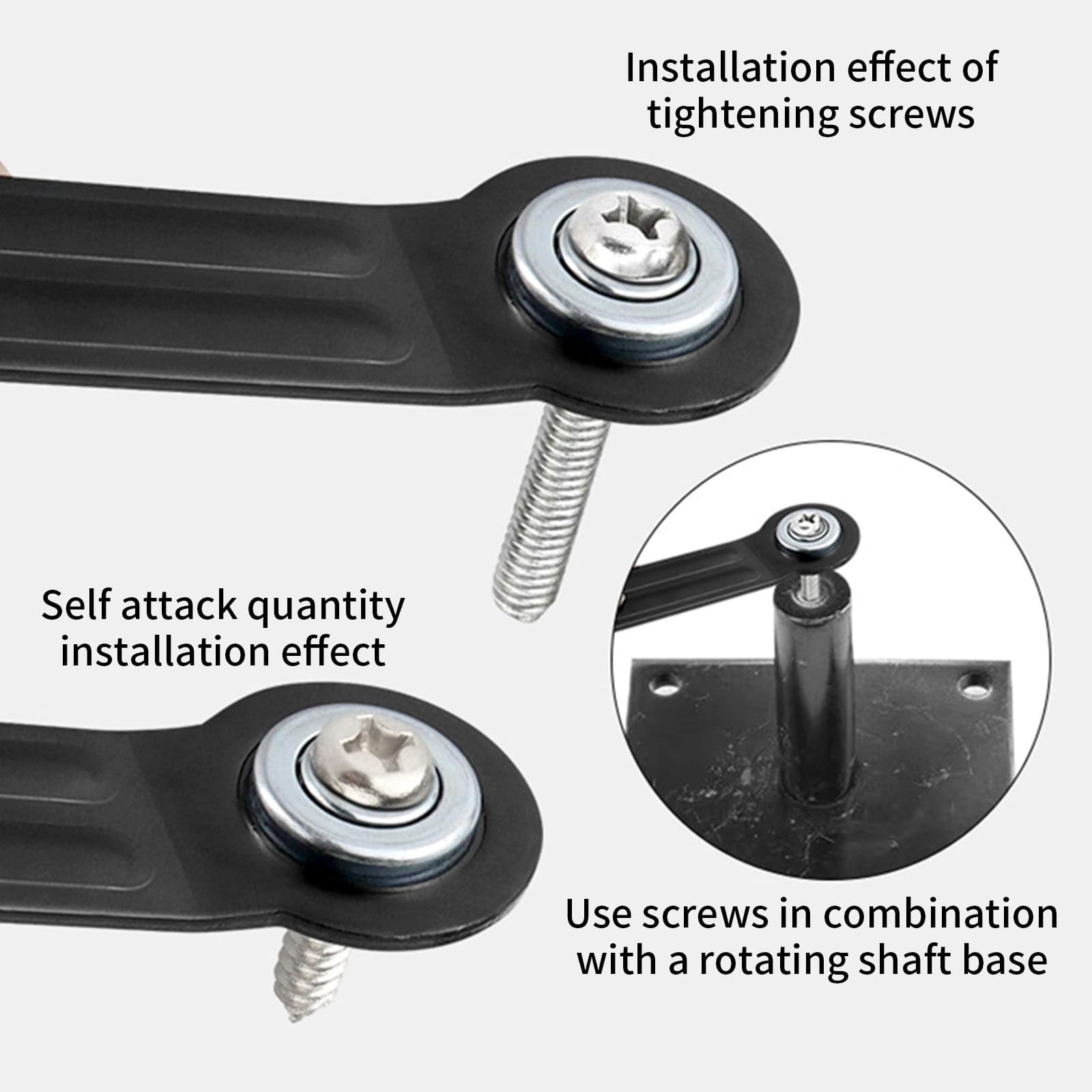 Outdoor Glider Bench 4-Pack Glider Bracket Hardware