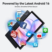 Android 16 Tablet 10 inch Tablets, 20GB RAM 128GB ROM 2TB Expand, 2.0Ghz CPU Octa-Core Processor Tablet PC, 5G WiFi6, BT5.0, 7000mAh Battery, Dual Camera, Widevine L1, GMS