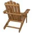 thumbnail image 6 of Northlight 36" Natural Stained Classic Folding Wood Adirondack Chair, 6 of 7