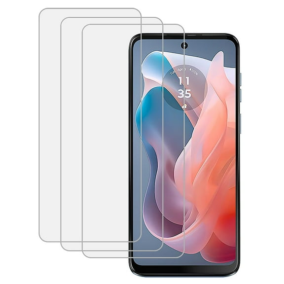 KIQ 3 Pack Regular Tempered Glass Screen Protector for Motorola Moto G Play (2024)