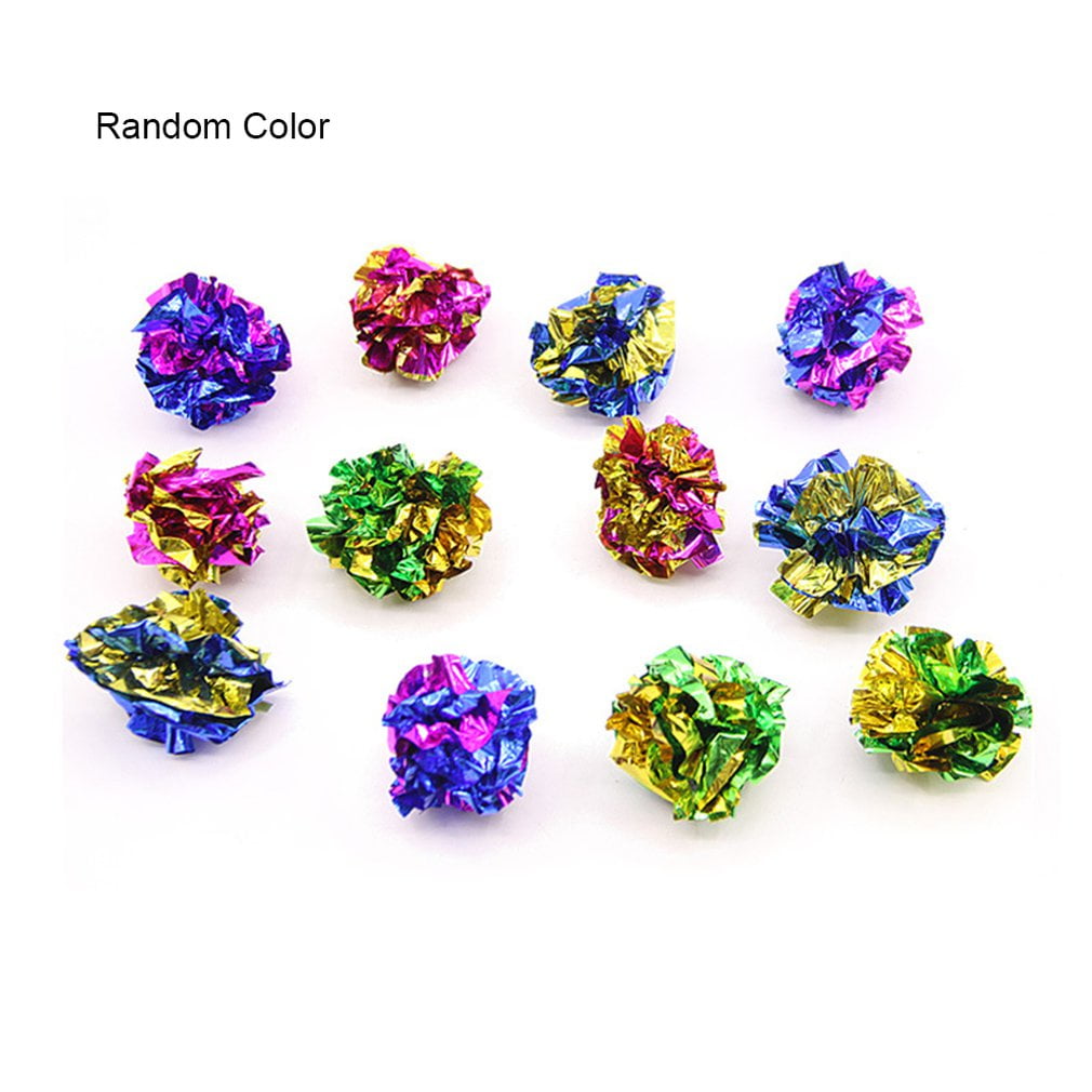 crinkle ball cat toy
