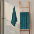 thumbnail image 4 of GLAMBURG Premium Cotton 4 Pack Bath Towel Set - 100% Pure Cotton - 4 Bath Towels 27x54 - Ideal for Everyday use - Ultra Soft & Highly Absorbent - Teal, 4 of 7