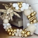 thumbnail image 4 of 185 arcos de globos beige, guirnalda de globos de cumpleaños de arena y blanco para decoraciones de cumpleaños, bodas, duchas, decoraciones de fiestas bohemias Rojo Verde, 4 of 5