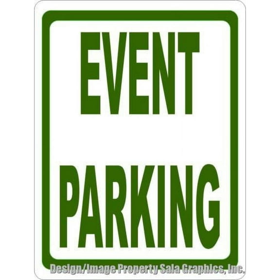 Event Parking Sign