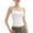 White, variant on WTXUE Camisole Tops Square Neck Sports Bras for Women Padded Wirefree Workout Crop Tank Tops With Built In Bra Athletic Tank Tops Corset Tank Top Yoga Tank Tops for Women Black L