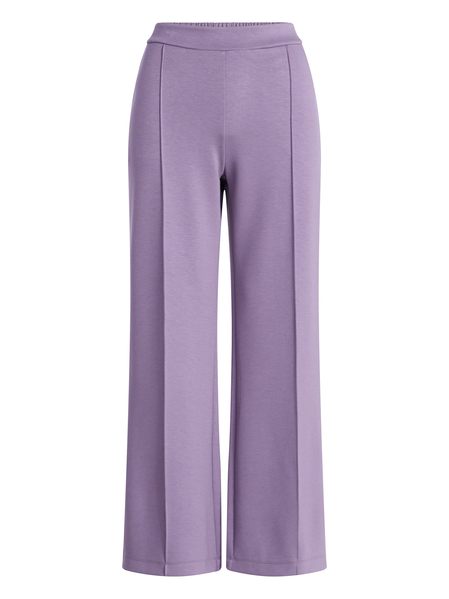 Scoop Women's and Women's Plus New Scubaknit Seamed Sweatpants, Regular and Short Lengths, Sizes XS-4X