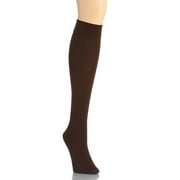 DKNY Womens Microfiber Knee Highs, One Size, White