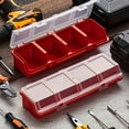 thumbnail image 2 of Tizuqe Plastic Sorting Box Tool Part Container Bin with Lid Screw Case Compartment Organizer Box for Garage Workshop Storage, 2 of 10