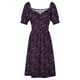 thumbnail image 5 of Vestido de manga corta con pintura de salpicaduras de magenta y violeta vestidos de fiesta vestido de noche para mujer 2025, 5 of 7