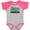 Baseball Heather and Hot Pink, variant on Inktastic Future Engineer Job Engineering Boys Baby Bodysuit