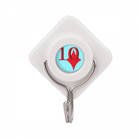 

wealth 10 poker adhesive wall hooks hanging self sticky
