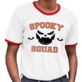 thumbnail image 2 of Spooky Squad Ringer Tee Shirt Unisex Medium White/Red, 2 of 5