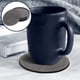 thumbnail image 4 of 1 conjunto de posavasos de copa de doble cara Pu de cuero PU Copa de copa sin esnabes Anti-Scald Coasters, 4 of 4
