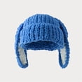 thumbnail image 4 of Misright Oversized Knit Hat with Ear Lovely Colorful Skiing Hat Cartoon Photo Props, 4 of 9