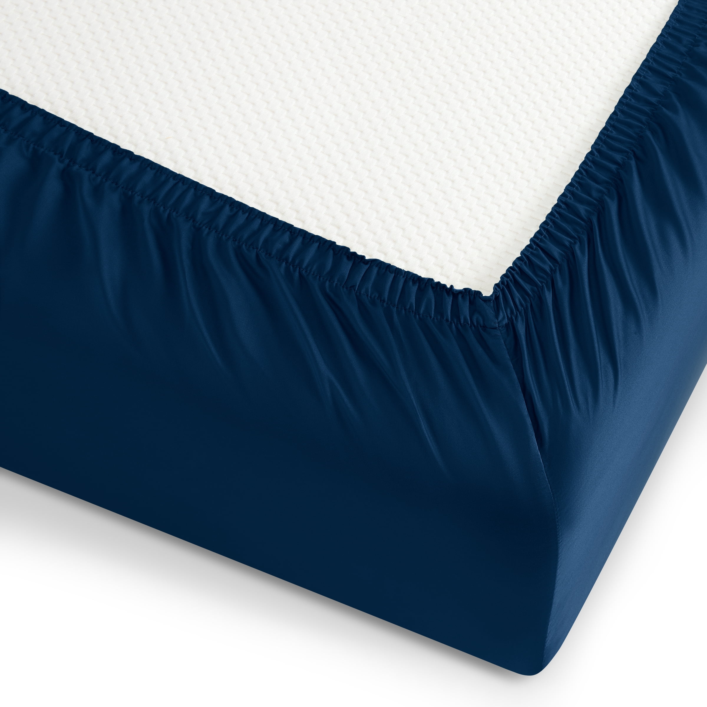 Wamsutta 1846 4-Piece 650 Thread Count Titan Egyptian Giza Cotton Sateen Bed Sheets, King-Deep Pocket