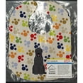 thumbnail image 2 of Pawprints Black Russian Terrier Baby Bib, 2 of 3