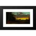 thumbnail image 2 of Alfred Thompson Bricher 18x11 Black Modern Framed Museum Art Print Titled - Twilight in the Wilderness (1865), 2 of 5