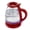 Red, variant on OVENTE 1L Glass Electric Kettle Water Boiler, Cream KG150C, 1500W Fast Boiling, Easy Fill Lid, Borosilicate Glass, Auto Shut-Off, Boil-Dry Protection, Blue LED Light, 360° Swivel Base