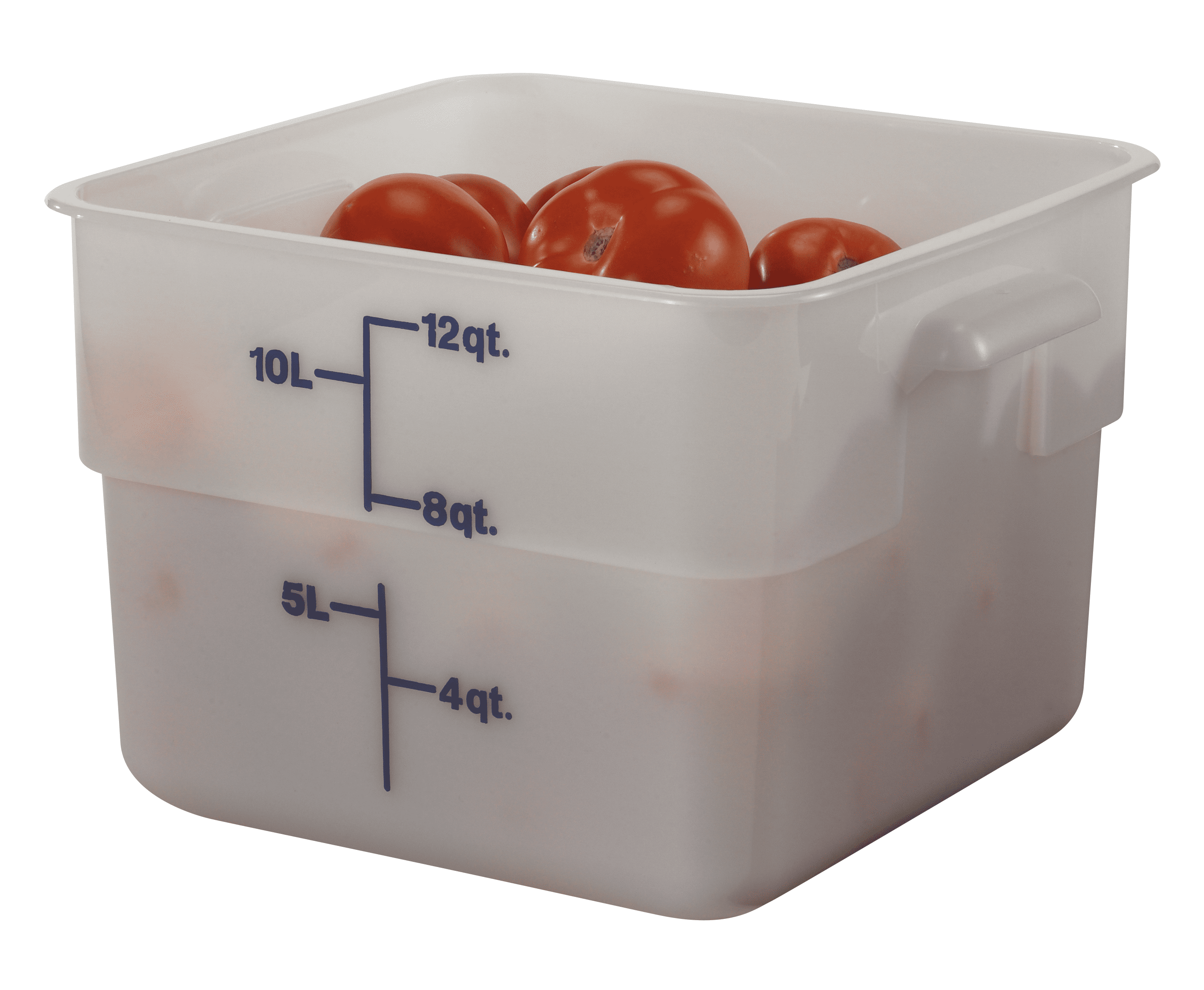 Cambro 12SFSCW135 12 Qt. Square Food Storage Container