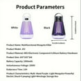 thumbnail image 2 of Bug Zapper, Outdoor And Indoor Insect Killer - Rechargeable Mosquito And Fly Trap, USB LED Light Trap Portable Cordless Electric Mosquito Killer Lamp, Household Backyard Camping Patio Insect Killer, 2 of 8