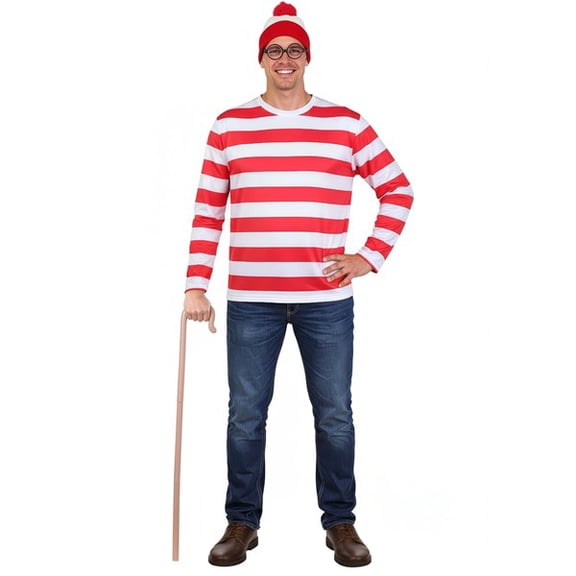 Where's Waldo Adult Costume | Funny