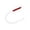 Red, variant on 28.74in Flexible LED Work Light, Red Rechargeable Mechanic Inspection Lamp, 360 Bendable Silicone Flashlight For Car Repair Garage Camping
