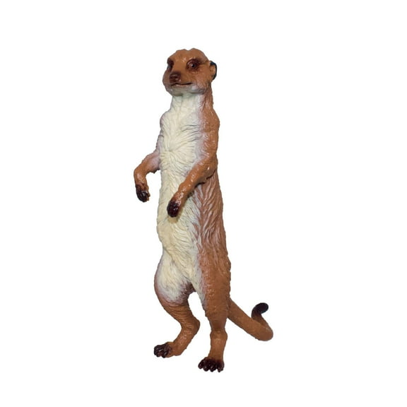 Mini Animal Adventure Replica Meerkat by Deluxebase Small Realistic Wild Animal Toy for Kids
