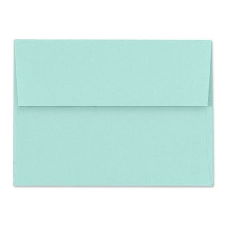 UPC: 0848614203161 | LUX 5 3/4 x8 3/4 80lbs. A9 Invitation Env W/Peel & Press Seafoam Blue LUX-4895-113-50