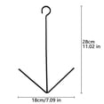 thumbnail image 5 of mdesiwst Oriole Bird Feeder Outdoor Hanging Orange Fruit Food Holder with Hook Weather-proof Outside Garden Metal Hummingbird Feeding Device, 5 of 7