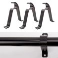 thumbnail image 3 of Soporte de barra , soporte de barra ajustable Soportes para colgar de barra Soportes de hardware de 19mm marrón Macarena soportes de pared de barra de cortina, 3 of 8