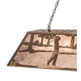 thumbnail image 3 of Meyda Tiffany 111946 Golf 9 Light 60" Wide Linear Pendant - Copper, 3 of 7