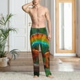 thumbnail image 2 of Kdxio Chameleon Pattern Men's Pajama Pants, Elastic Waist with Drawstring and Pockets, Comfortable Loungewear-X-Large, 2 of 6