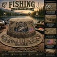 thumbnail image 4 of Fishing is a Way of Life Boonie Hat, Fishing is A Way of Life Outdoor Sun Hat, Wide Brim Bucket Hat for Fishing Hiking, 4 of 9