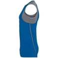 thumbnail image 4 of Augusta XS Astonish Sleeveless Jersey Royal/Graphite 2524, 4 of 4