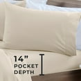 thumbnail image 4 of Great Bay Home Turkish Cotton Solid Flannel Sheet Set  (California King, Taupe), 4 of 6