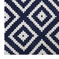 thumbnail image 4 of Modway Alika Abstract Diamond Trellis 8x10 Area Rug in Ivory and Navy, 4 of 7