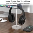 thumbnail image 4 of Soporte para auriculares Dealpoli Acrylic Desktop Universal Clear, 4 of 6