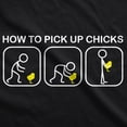 thumbnail image 2 of Mens How to Pick Up Chicks Funny T Shirt Easter Gift Graphic Tee Sarcastic Novelty Top Humor Tees Graphic Tees, 2 of 7