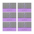 thumbnail image 2 of MKHERT Purple Colorblock Chevron Zigzag with Anchor and Infinity Quotes Placemats Table Mats for Dining Room Kitchen Table Decoration 12x18 inch,Set of 6, 2 of 4