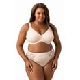 thumbnail image 3 of Elila Women's Plus Size Smooth Curves Molded Underwire, Medium Coverage & Support, Style 2411 Beige, 3 of 4