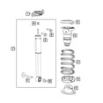 thumbnail image 5 of New Genuine Mopar Rear Shock Mount Assembly (2017-2023) OE 68442258AA, 5 of 10