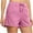 Pink, variant on Mlzmgr Athletic Shorts for Women Drawstring Elastic Waist 5" Casual Shorts with Pockets Going out Sports Shorts