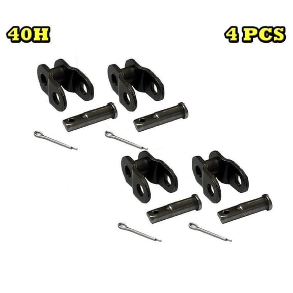 Jeremywell 40H Heavy Duty Roller Chain Offset Link (4PCS)