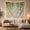 Hanging Leaves, variant on Green Leaves Cascading on Aged Wall, Tranquil Rustic Watercolor for Plant Lovers, Botanical Wall Art Housewarming Gift Tapestry Wall Hanging for Living Room, Bedroom and Dorm